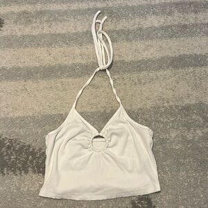 Halter tank top from Shein. Size small (4), white